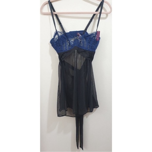 Unlined Babydoll Sheer Dress Wired Bra - Picture 6 of 16